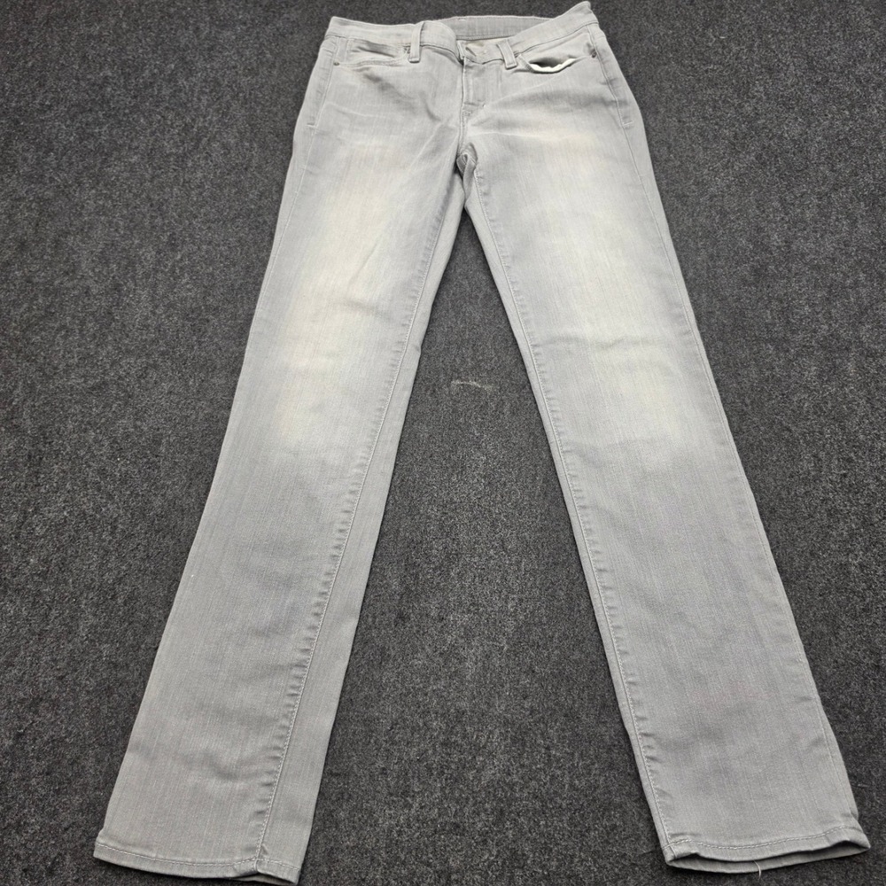 Calvin Klein Jeans Straight Leg Women 29 Gray Stretch Denim 42X7003